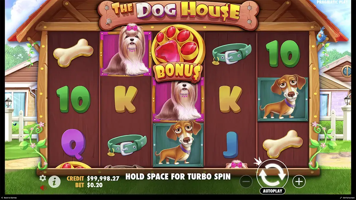 the Dog house уникальный игровой слот