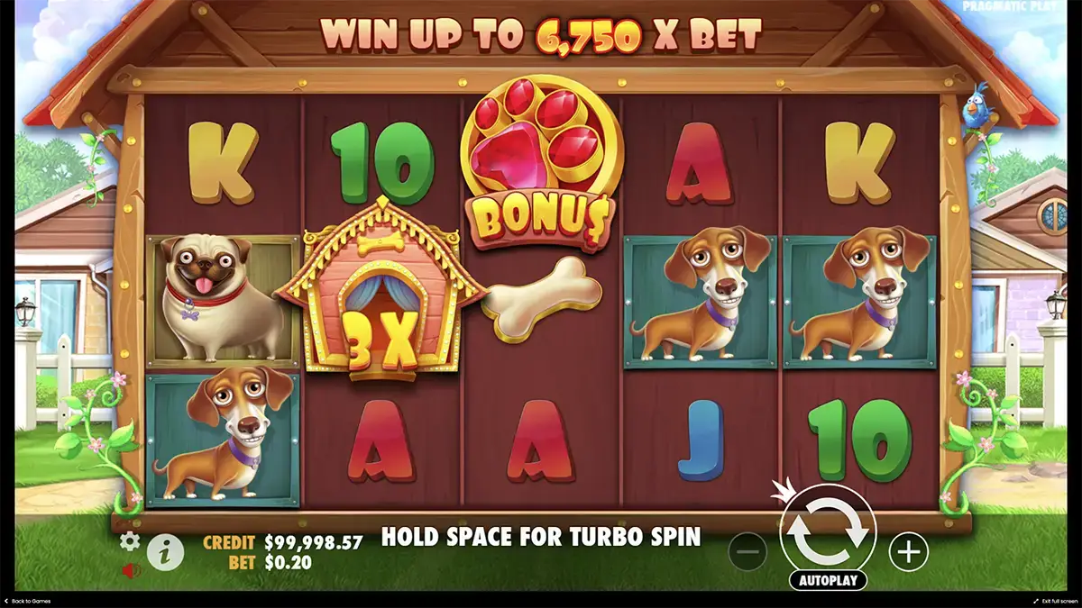 Особенности игрового автомата the Dog house