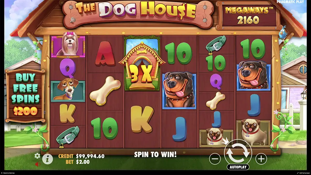 the Dog House Megaways бонусы и символы
