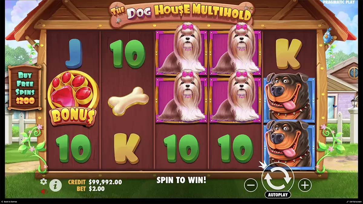 Плюсы и минусы демо The Dog House Multihold